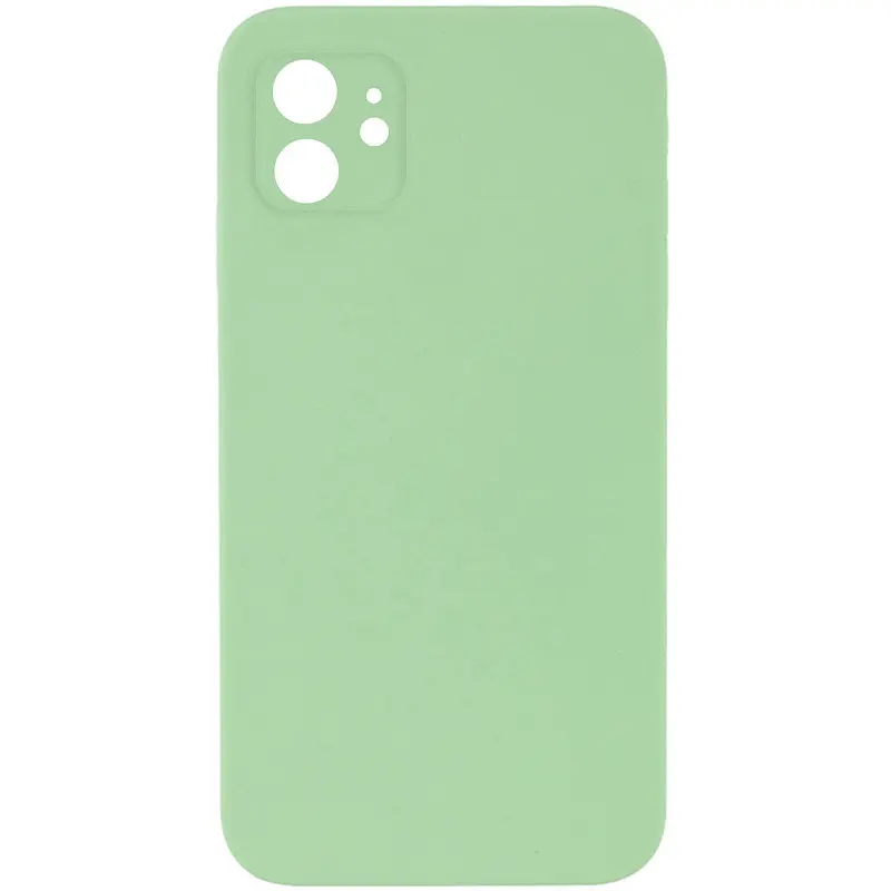 Чохол Silk Square Full Camera Protective (AA) NO LOGO для Apple iPhone 11 (6.1") М'ятний / Mint