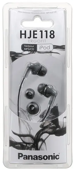 Наушники Panasonic RP-HJE118GU-K - фото 2