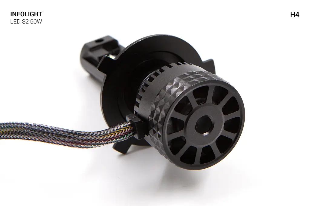 Комплект світлодіодних ламп Infolight S2 H4 60W - фото 5