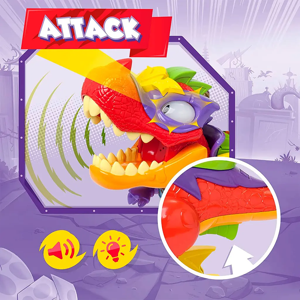 Игровой набор SuperThings Dino Villain V-Rex (PSTSP112IN110) - фото 6