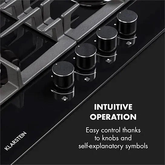 Варочная поверхность газовая Klarstein Ignito 4 (10033132) - фото 5