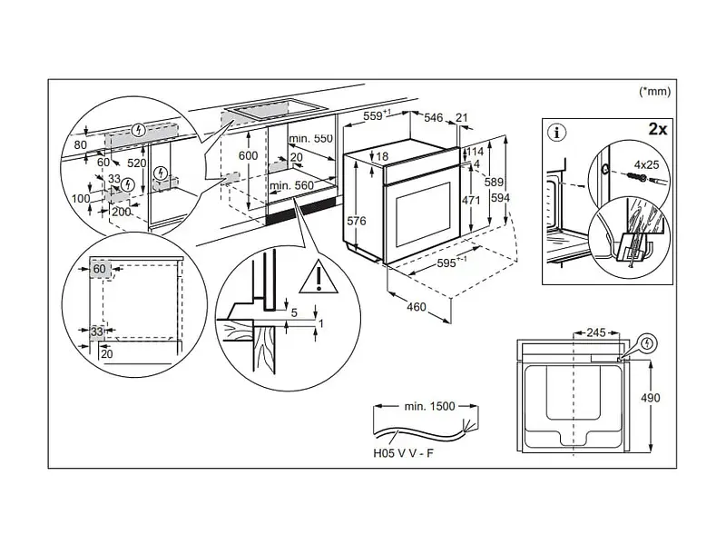 Духовка електрична Electrolux EOB8S38X - фото 4