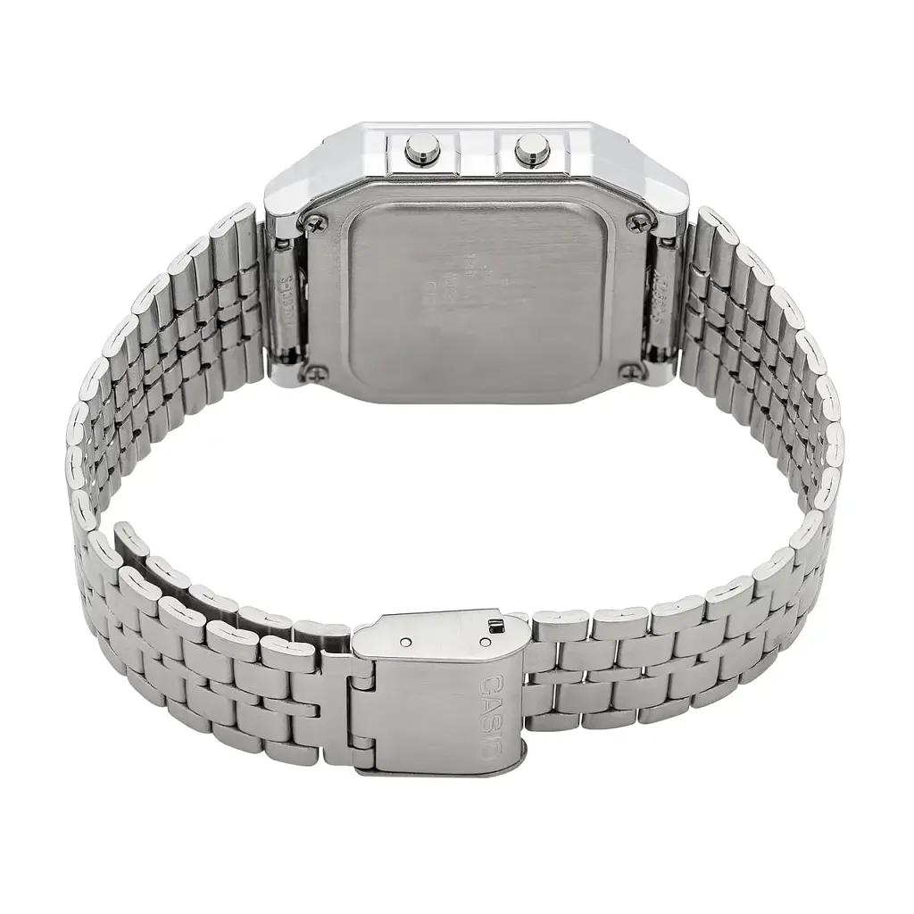 Годинник Casio Collection A500WA-7D зі сталевим браслетом - фото 3