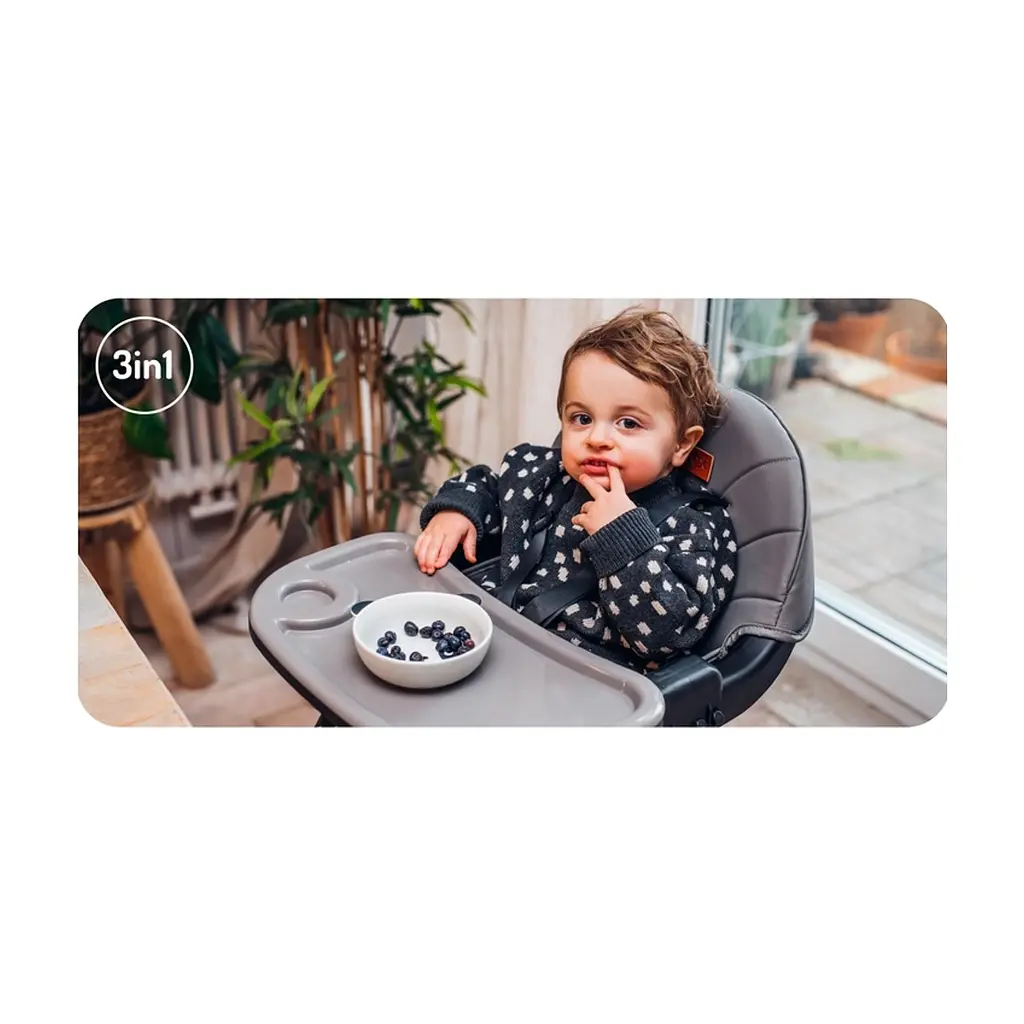 Стілець для годування MoMi Reki 2в1 Black (KRKA00033) - фото 9