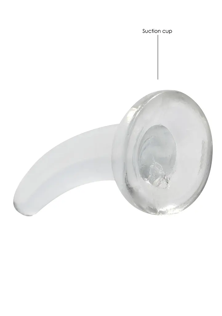 Фалоімітатор - Realrock Dildo 4,5" Transparent - фото 4