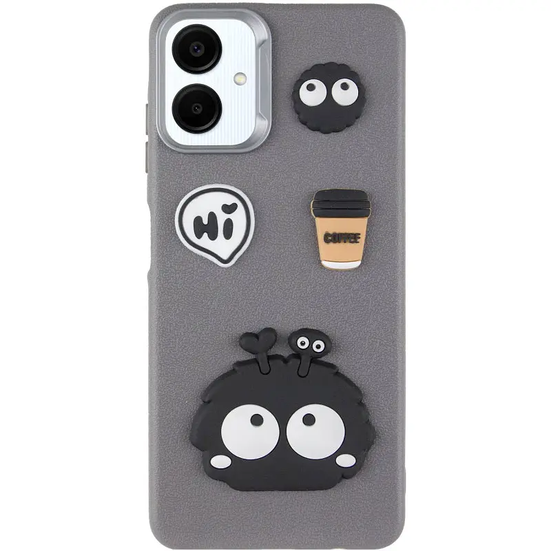 Чохол TPU Leather Toys для Samsung Galaxy A06 Monster / Grey - фото 2