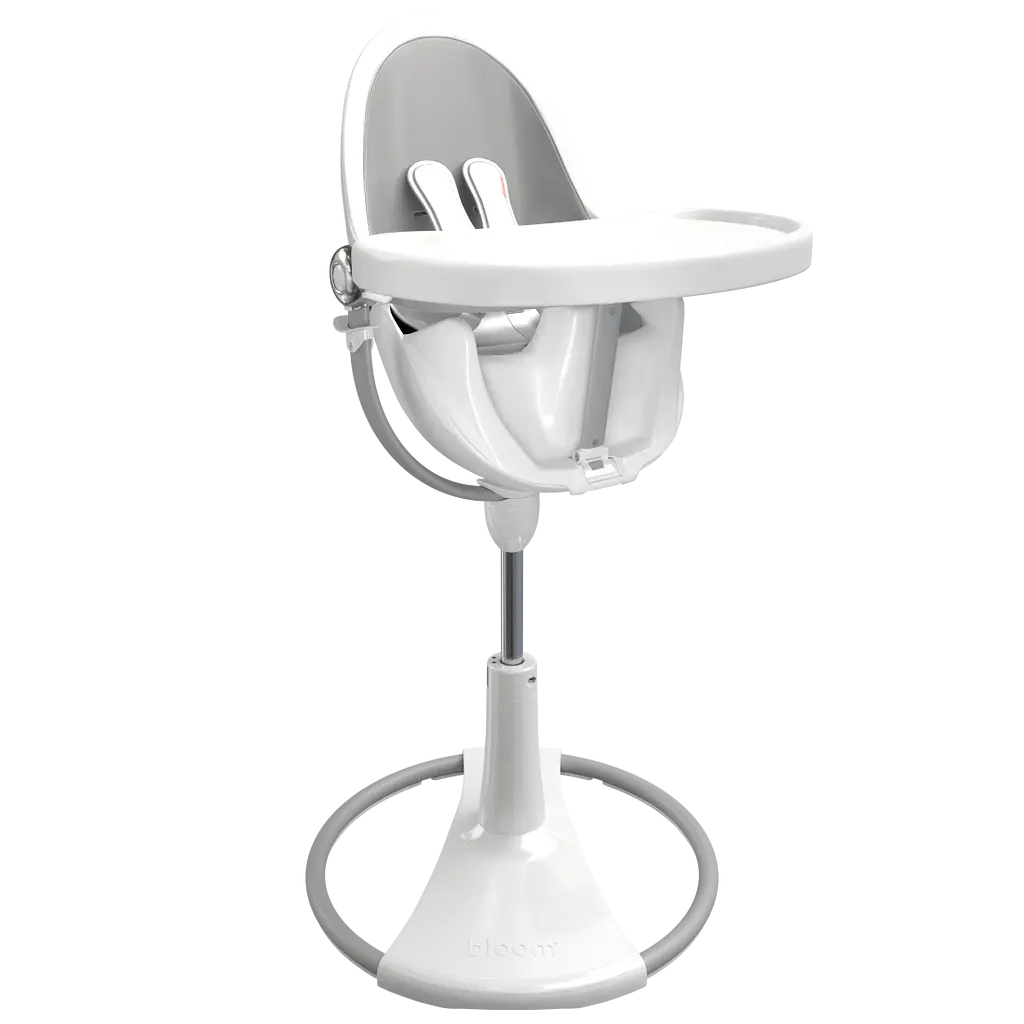 Стульчик для кормления Bloom Fresco White/Lunar silver (E10535-W\E10516-LSL) - фото 2