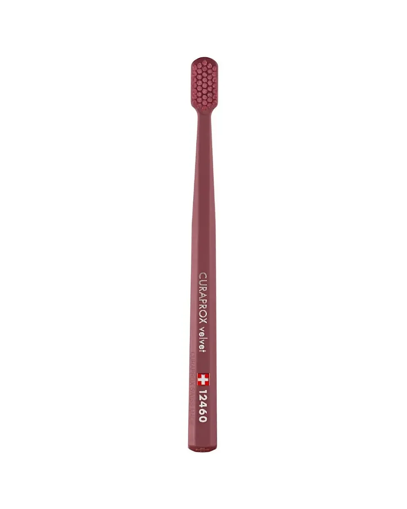 Зубна щітка Curaprox Velvet 12460 бордова - фото 2