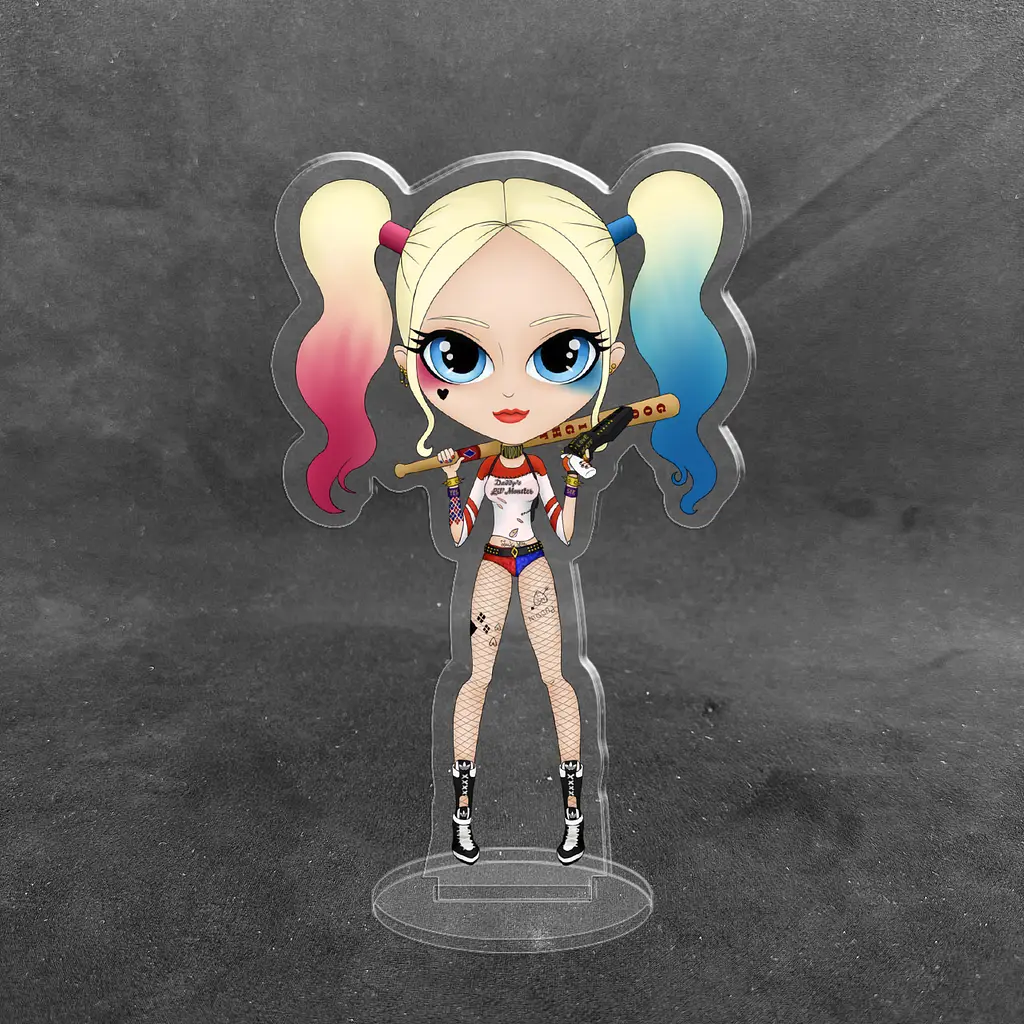 Акрилова колекційна фігурка Чібі Chibi Харлі Квінн 10 cм