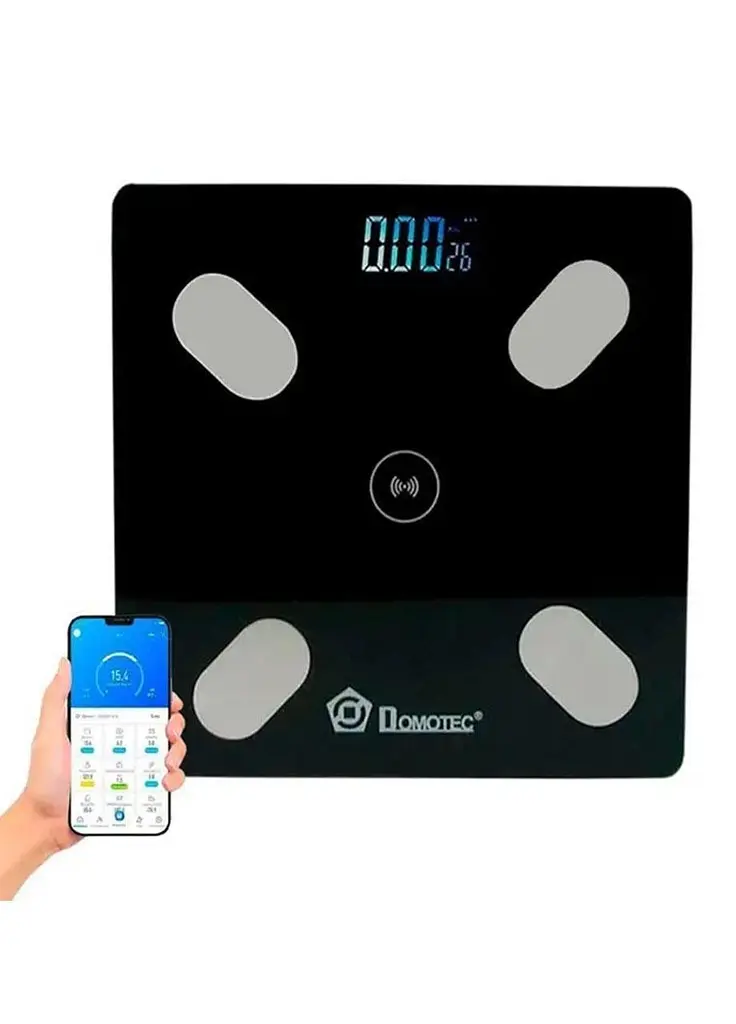 Ваги підлогові розумні фітнес DOMOTEC Bluetooth до 180 кг з додатком для телефону електронні смарт-ваги - фото 3