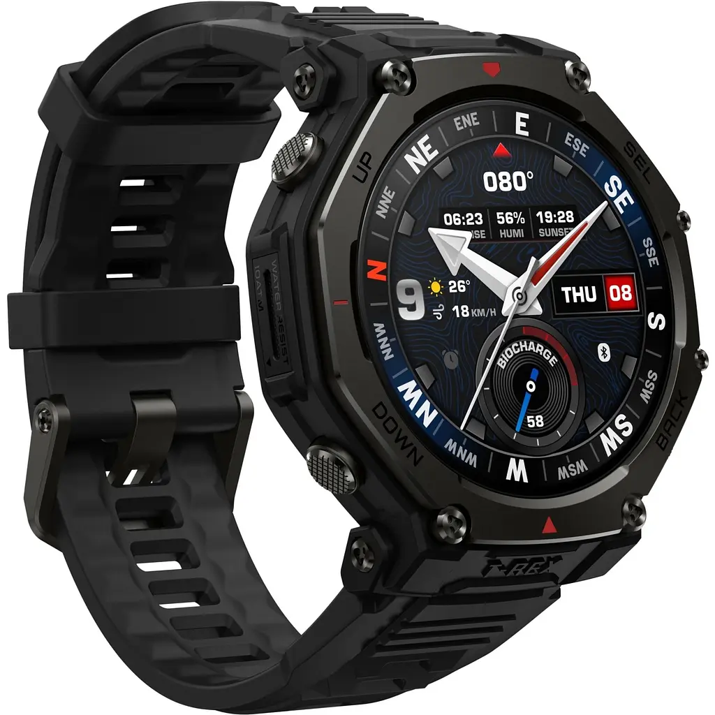 Смарт-годинник Amazfit T-Rex 3 Pro Tactical Black (W2444OV1N) - фото 2