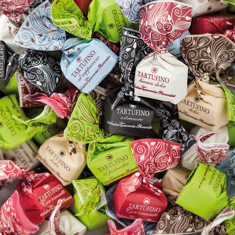 Конфеты Antica Torroneria Piemontese Tartufino ассорти 12 шт. 165 г - фото 2