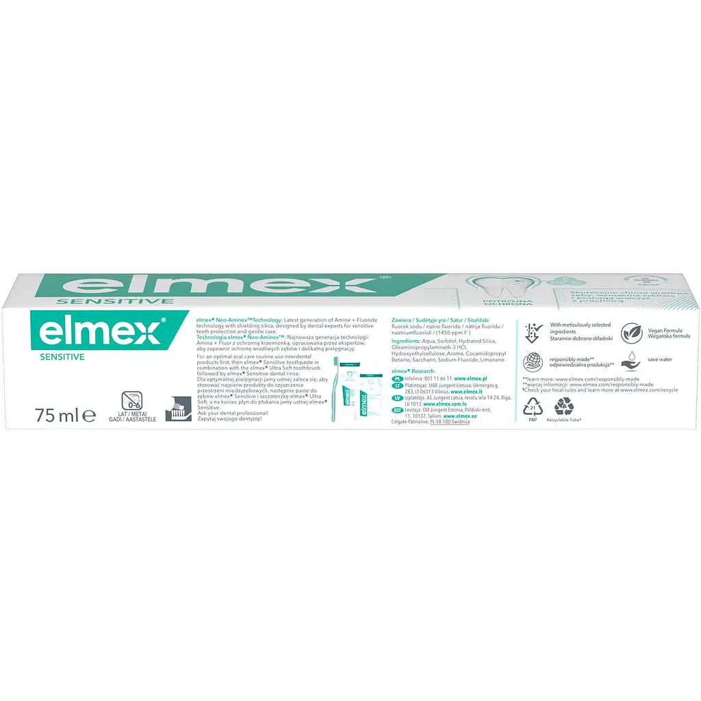 Зубна паста Elmex Sensitive Toothpaste 75 мл - фото 4