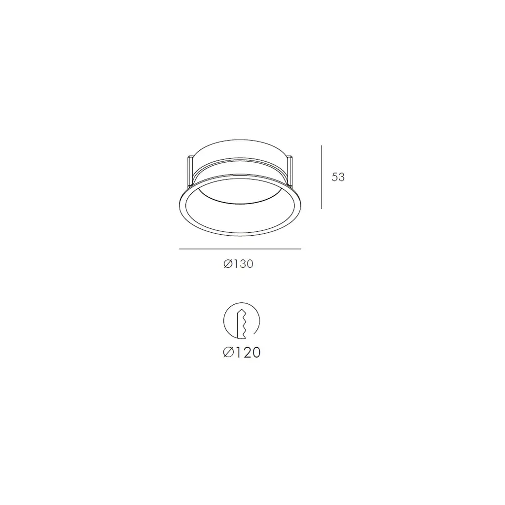 Встраиваемый светильник Skarlat RDL73032 15W WH 4000K - фото 2