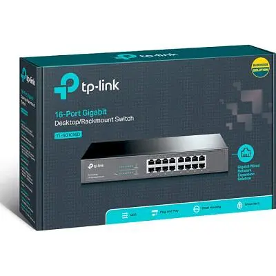 Коммутатор сетевой TP-Link (TL-SG1016D) - фото 4