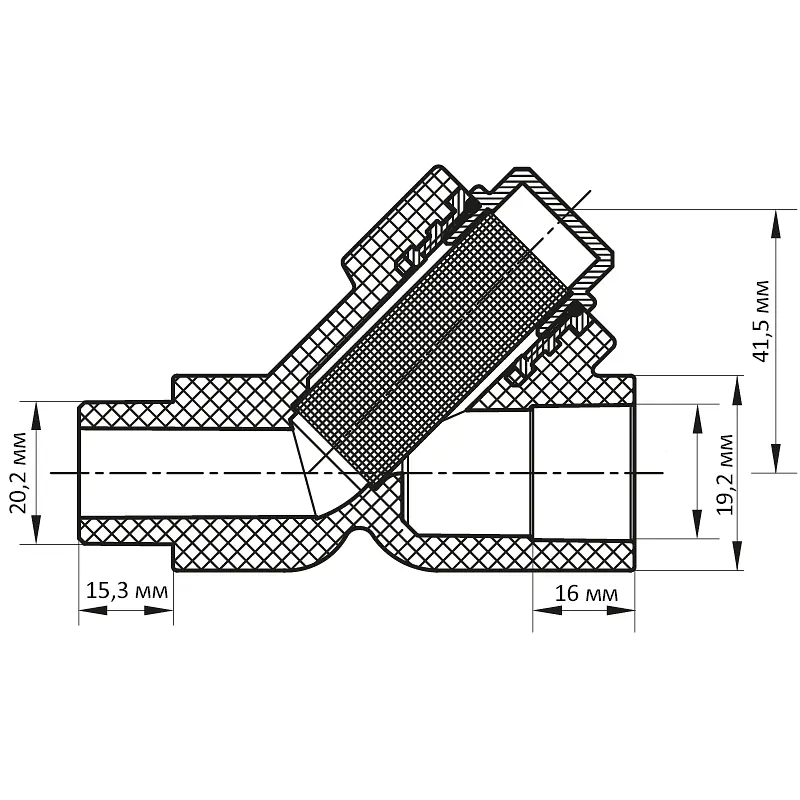 Фільтр грубої очистки Koer 20 PPR K0146.Pro KP0185 - фото 2