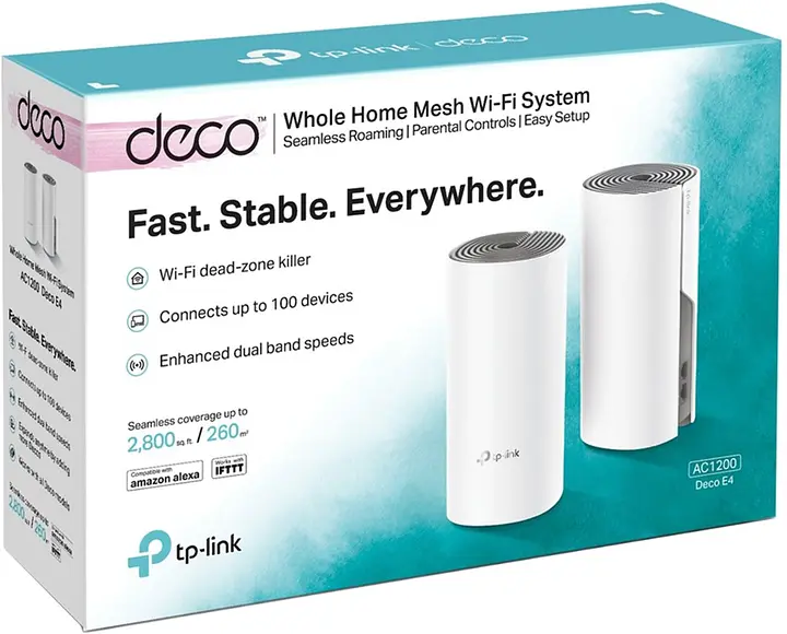 Mesh-система TP-Link Deco E4 (2-pack) - набор из 2 роутеров - фото 9
