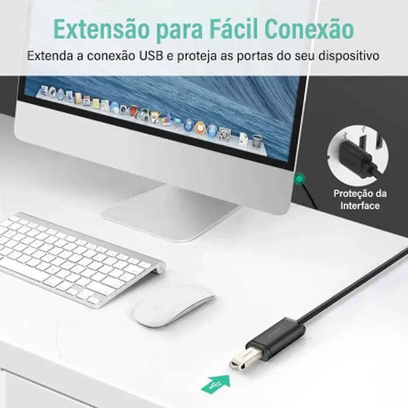 Дата кабель USB 2.0 AM to AF 20.0m Active black Ugreen (10324) - фото 3
