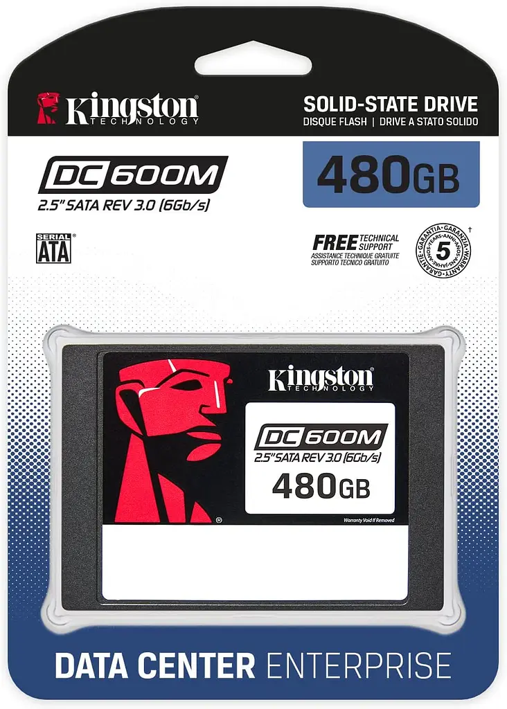 SSD накопичувач Kingston 2.5 480GB SATA DC600M - фото 4