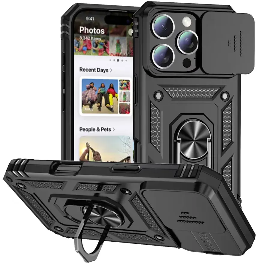 Чохол до мобільного телефона BeCover Military Apple iPhone 16 Pro Black (712155) - фото 4