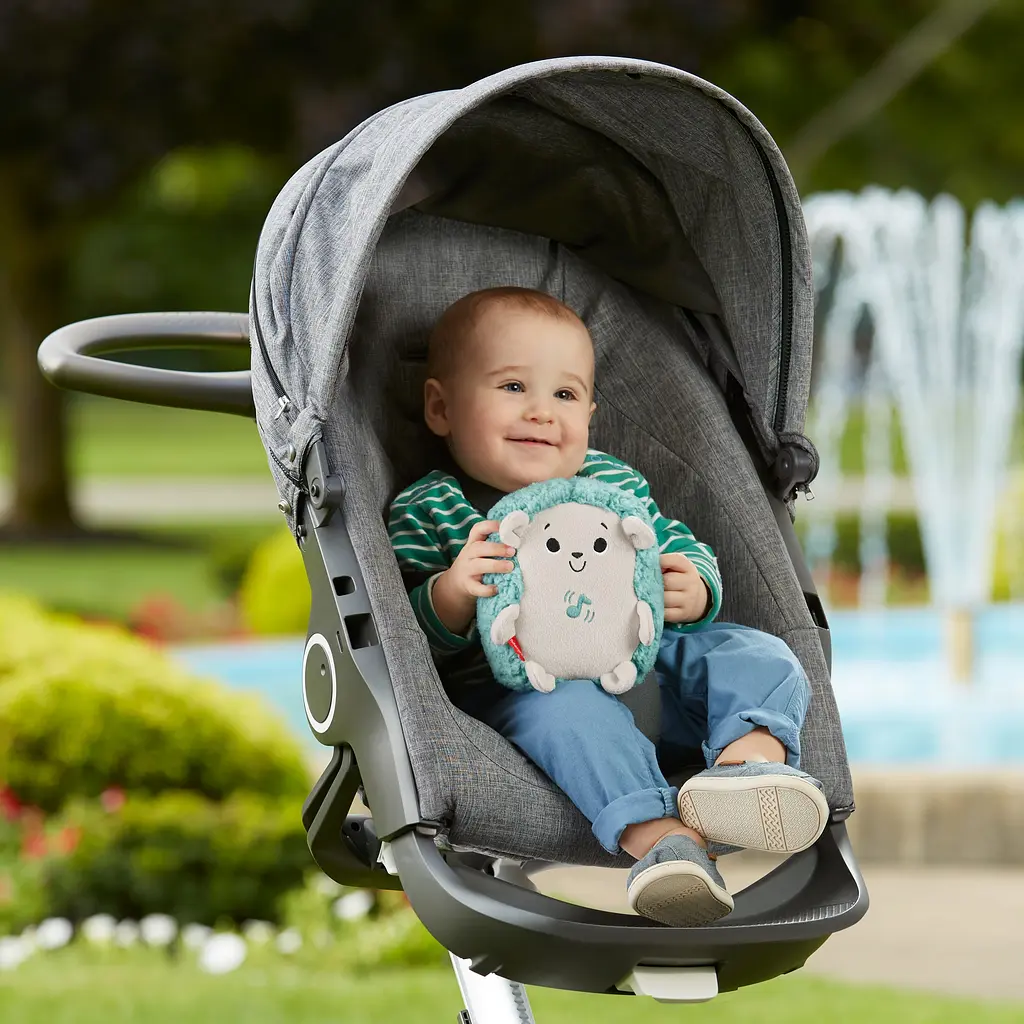 М'який музичний нічник Fisher-Price Їжачок, бірюзовий з білим (FXC58) - фото 5