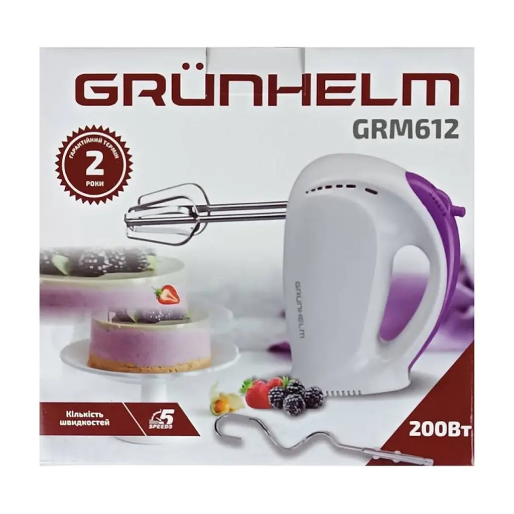 Міксер Grunhelm GRM612 - фото 6