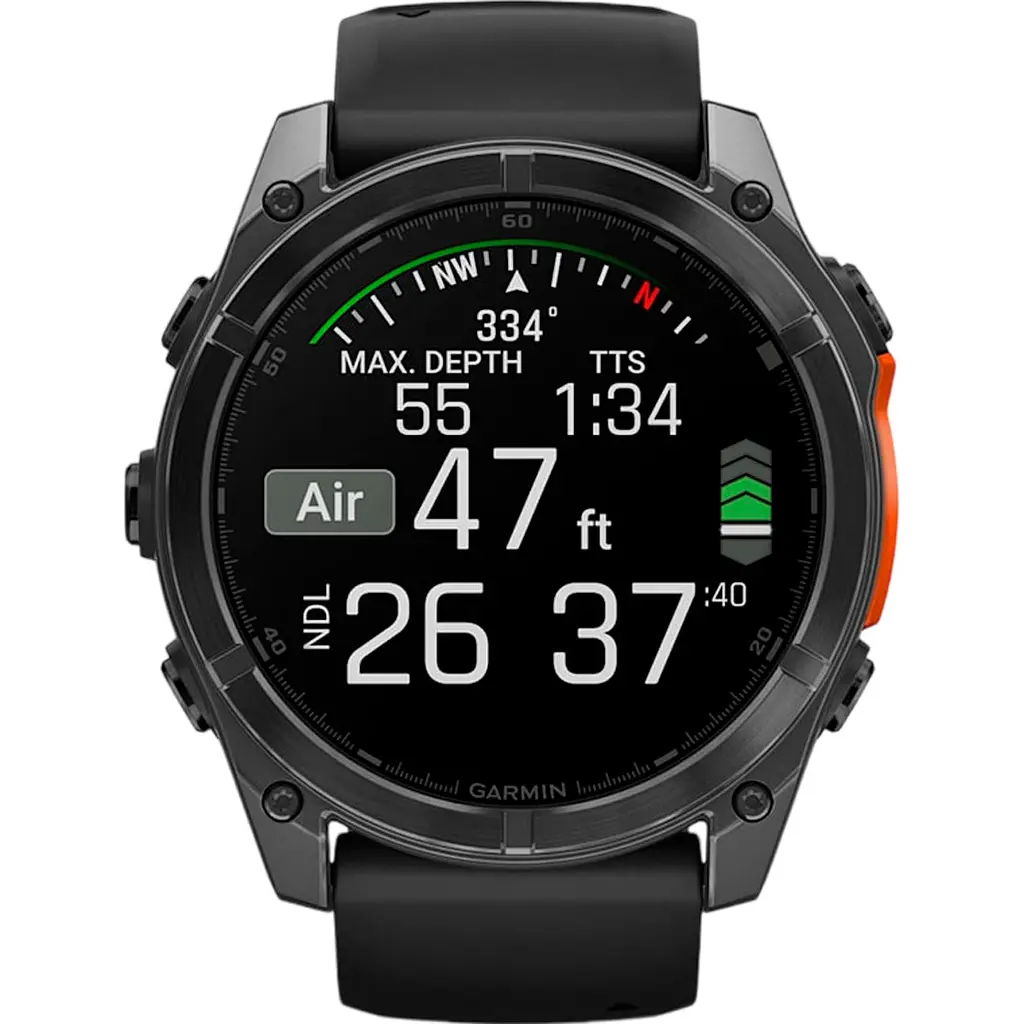 Смарт-годинник Garmin Fenix 8 AMOLED 51mm Slate Gray with Black Silicone Band (010-02905-00) [115050] - фото 10