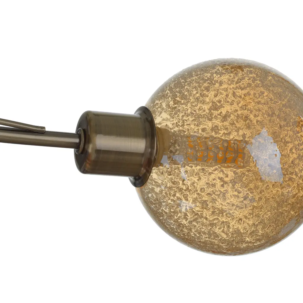 Люстра потолочная Brille галогенная G9 40W AB (LK-694C/4) - фото 4