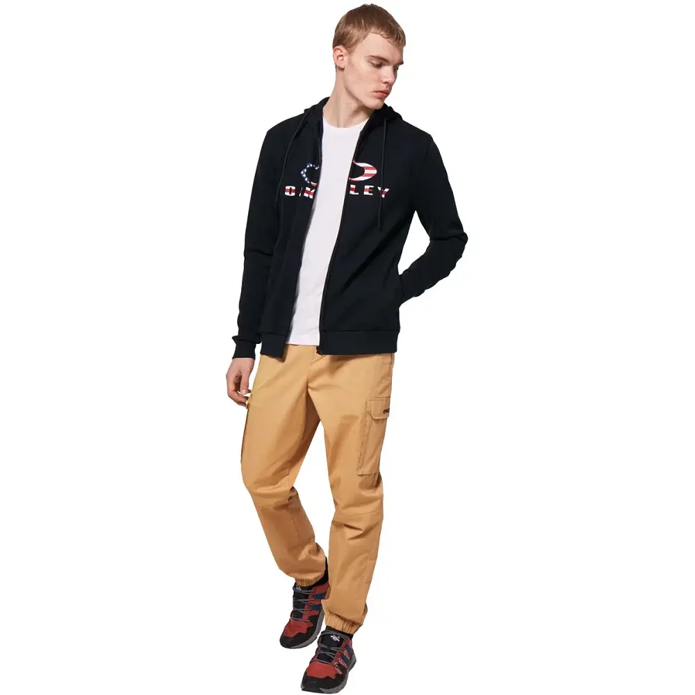 Толстовка Oakley Bark FZ Hoodie 2.0 L Army green - фото 9