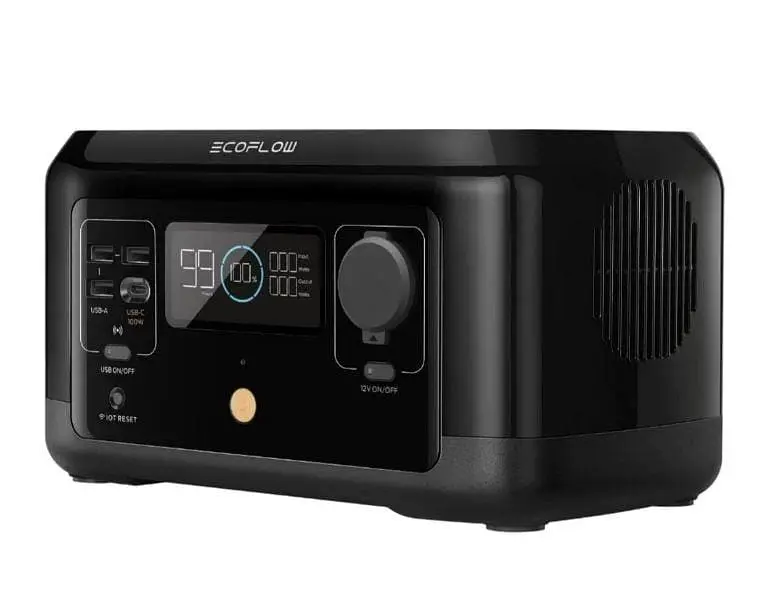 Портативная электростанция EcoFlow River mini + солнечная панель100W Solar Panel - гибкая - фото 2