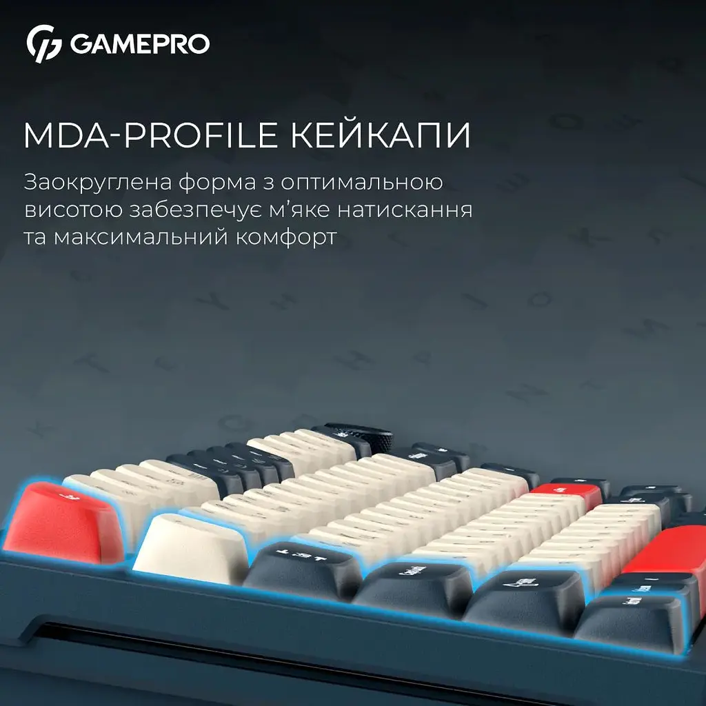 Клавіатура GamePro Asgard Yord Blue (MK266BL) [152949] - фото 6