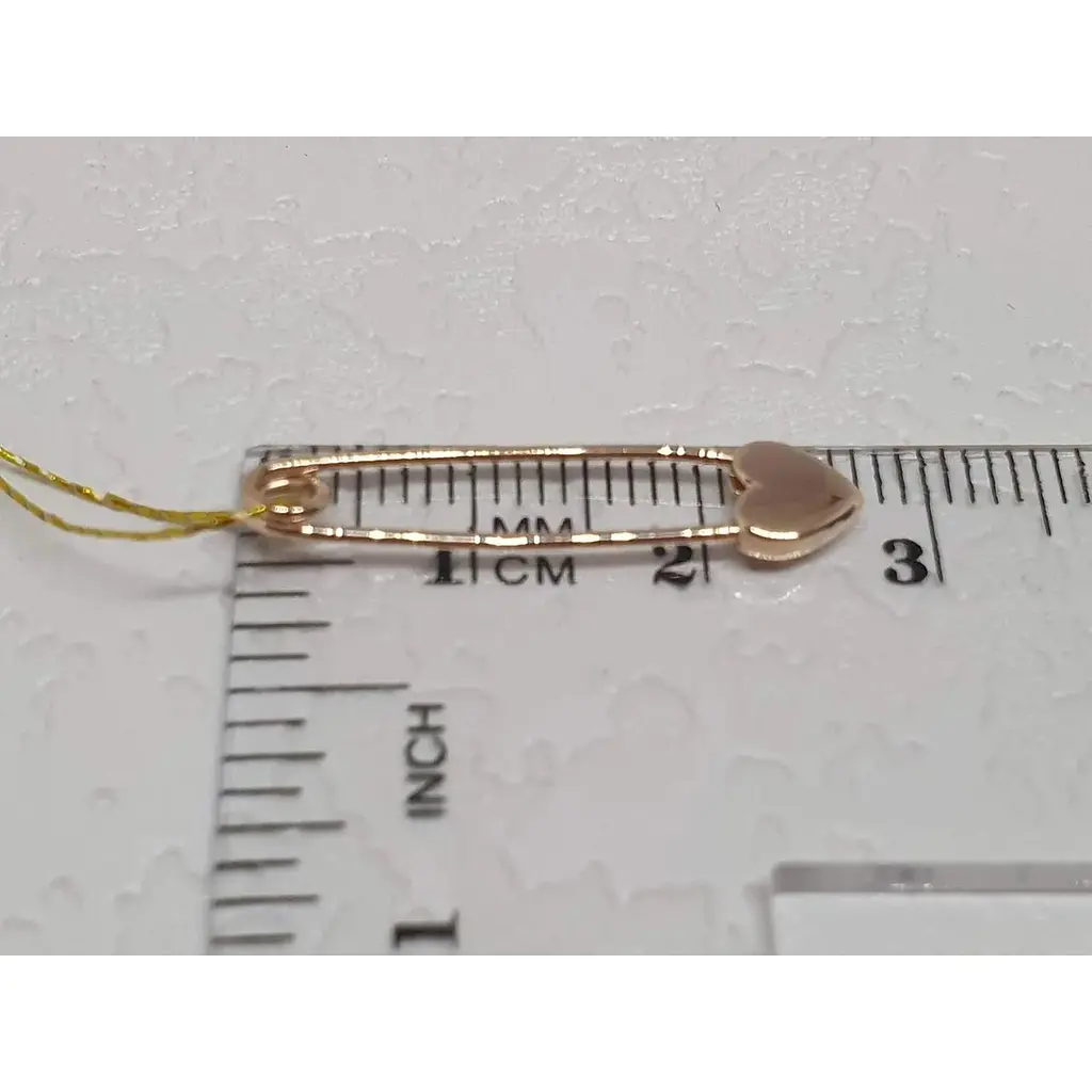 Золотая брошь-булавка Платон. 1П143/00Б - фото 3