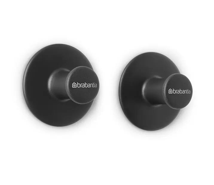 Набор крючков Brabantia Renew, 2 шт., темно-серый (280320) - фото 1