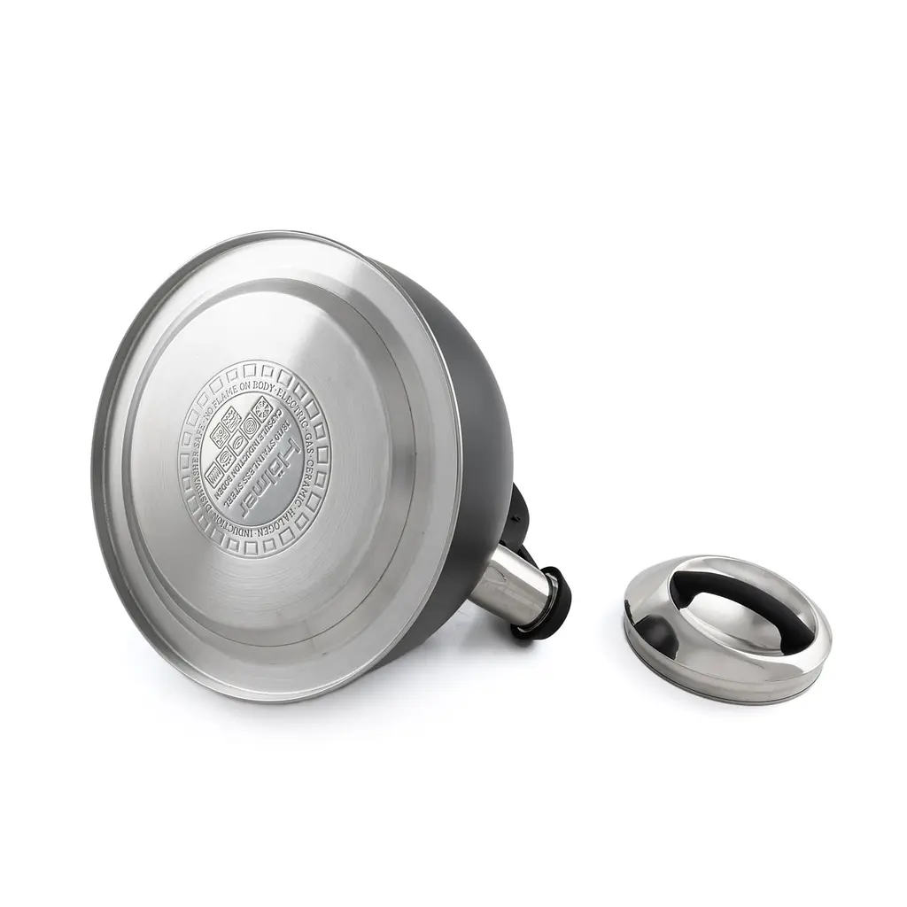 Чайник Holmer зі свистком 2.5 л чорний (WK-1425-BCSB Memory) - фото 9