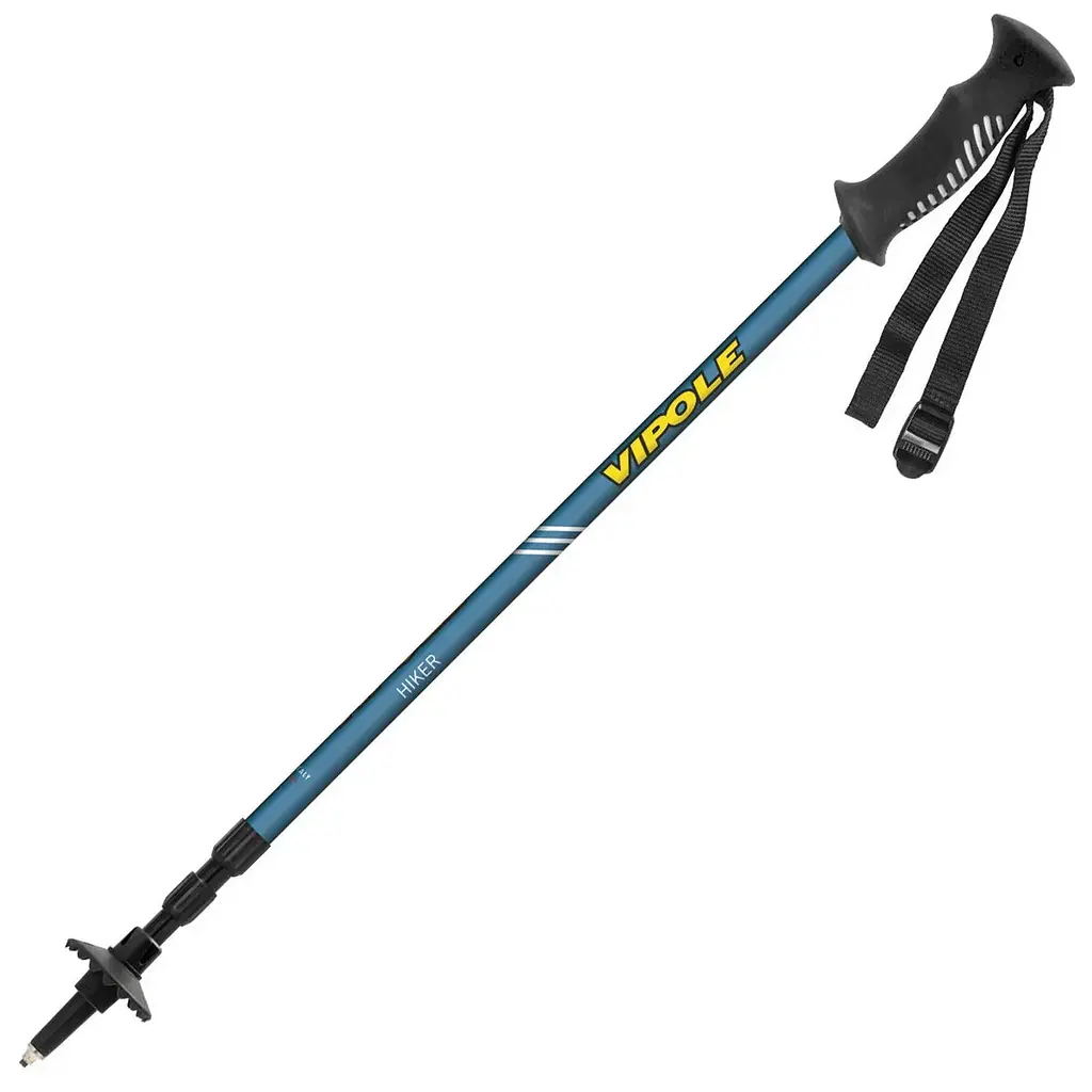 Треккинговые палки телескопические Vipole Hiker 67-135см - синие (S25-16) - фото 2