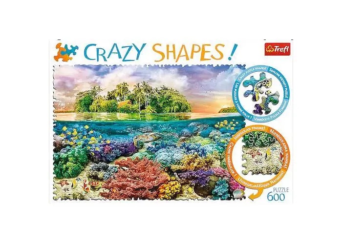 Пазл Trefl Crazy Shapes Тропічний острів 600 ел. (11113) - фото 2