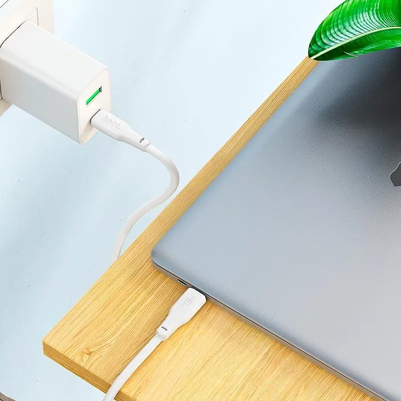 Кабель HOCO X93 240W USB-C — USB-C 2 метра белый - фото 5
