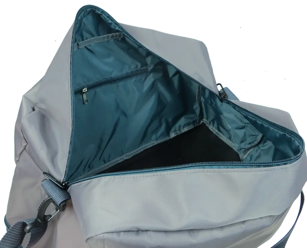 Дорожня сумка з відділом для взуття 40L Wallaby Сіра - фото 8