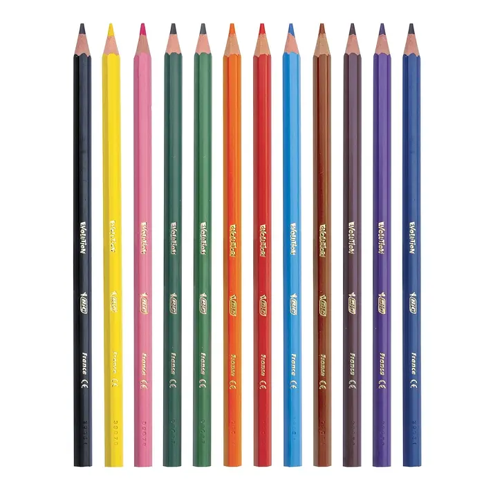 Олівці кольорові BIC Kids Evolution ECOlutions 12 кольорів (82902912) - фото 4