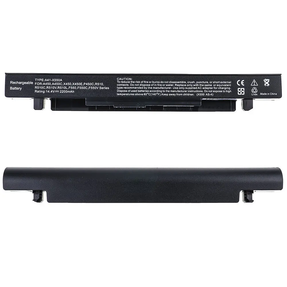 Батарея для ноутбука Asus A41-X550A (X450 X550 series) 14.4V 2200mAh Чорний (Сумісна з A41-X550A 15V 2950mAh) - фото 2