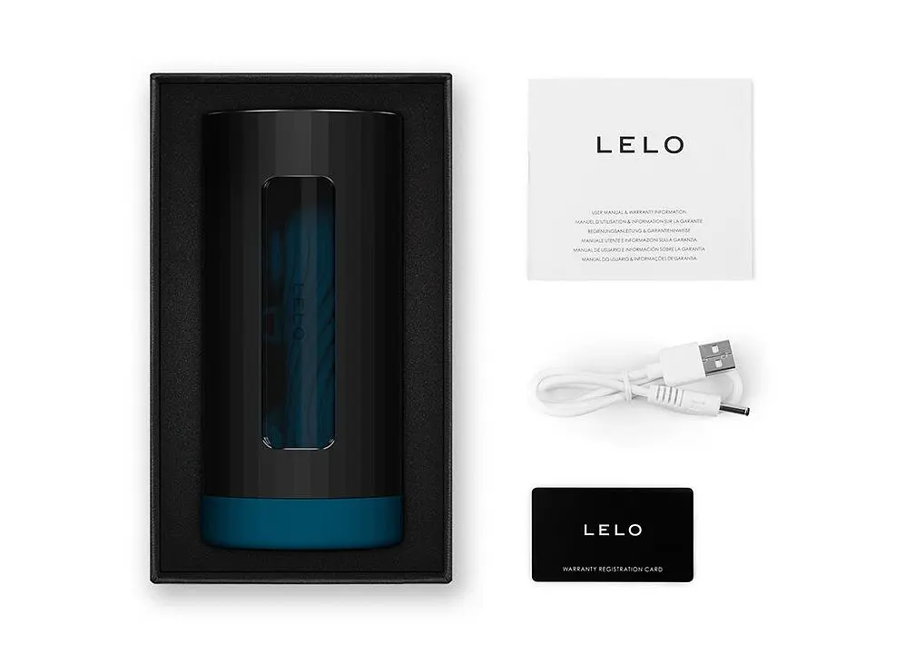 Смарт-мастурбатор LELO F1S V3 XL Teal, збільшений, 2 мотори, 8 режимів, стимуляція звуковими хвилями - фото 3
