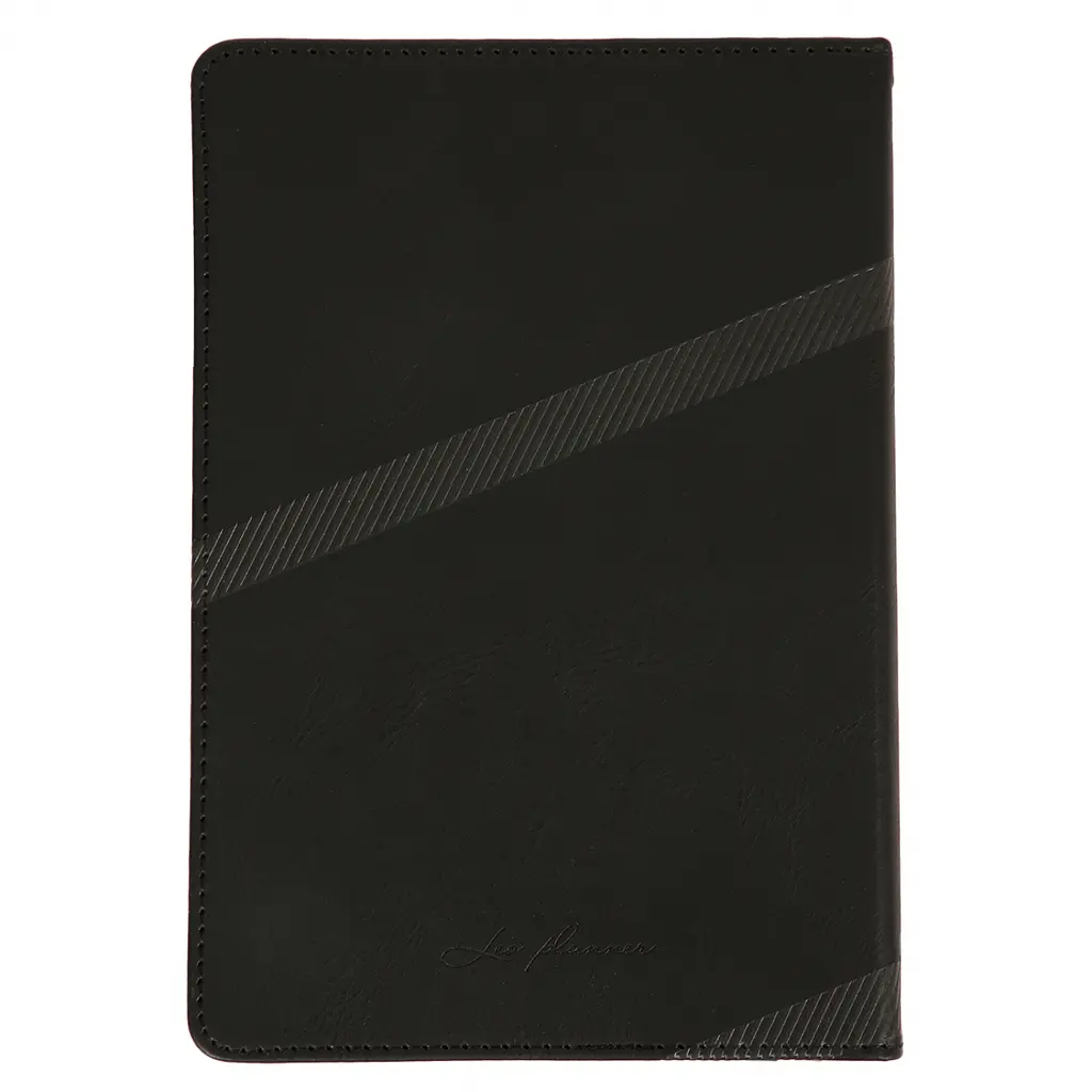 Дневник-деловая записная книжка А5 Leo Planner Nero 2026 твердый черный 368 страниц (252687) - фото 2