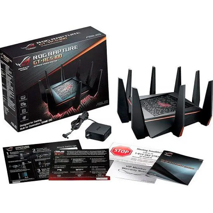 Бездротовий маршрутизатор [роутер] Asus ROG Rapture [GT-AC5300] [94541] - фото 4