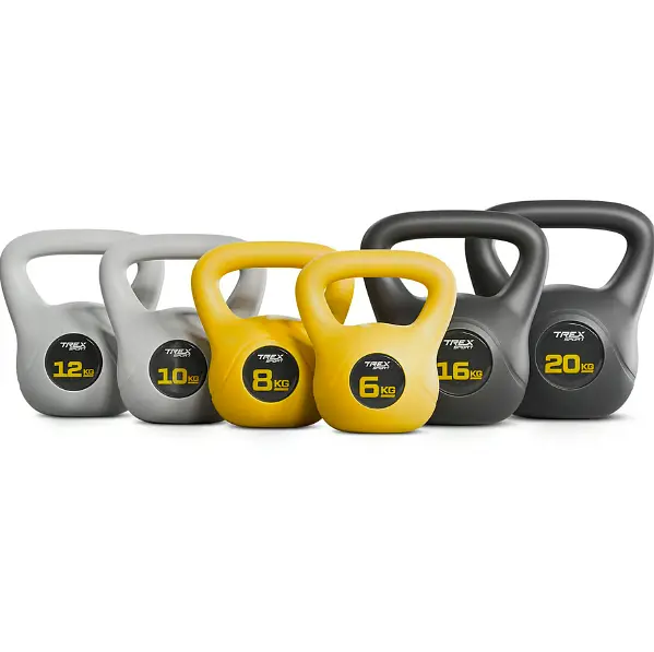 Гиря вінілова 16кг Trex Sport TX-016CKB чорний - фото 3