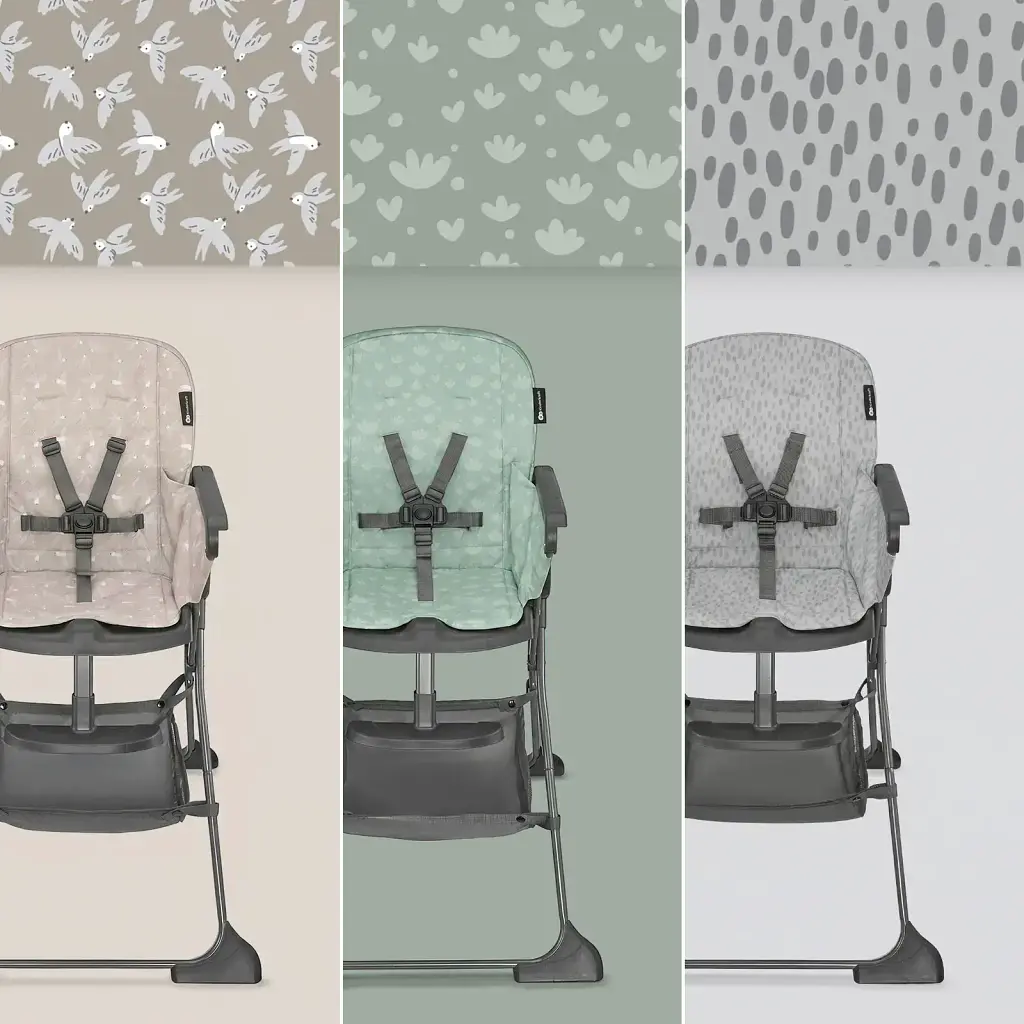 Стільчик для годування Kinderkraft Foldee Birdy Beige (KHFOLD00BEG000N) - фото 9