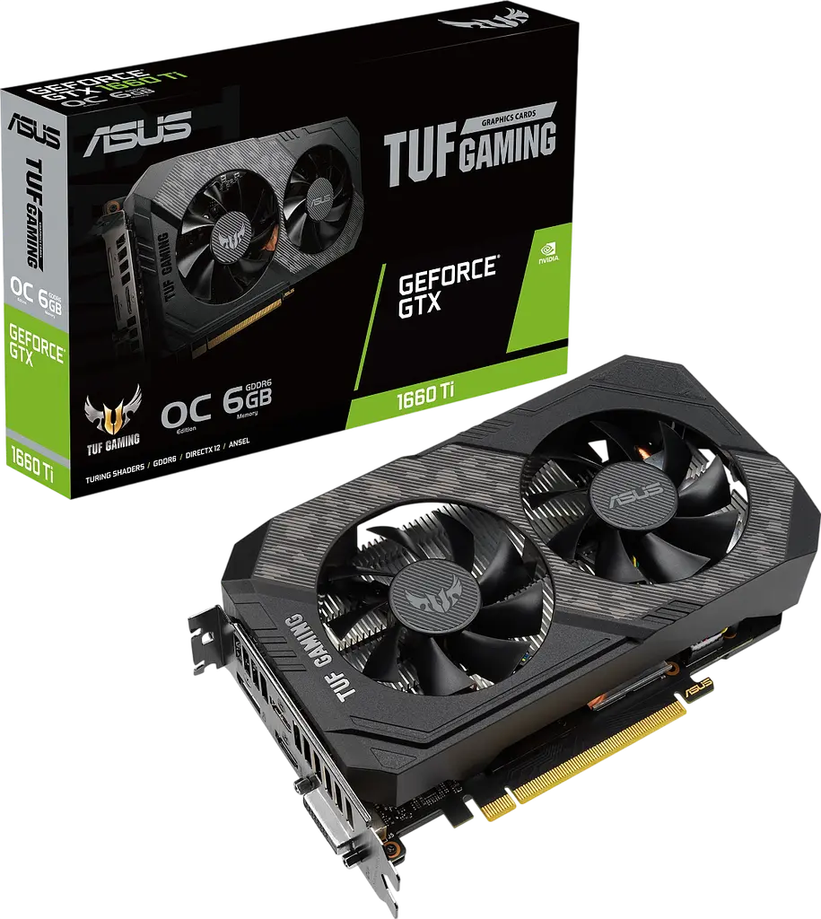 Відеокарта GeForce GTX 1660 Ti 6GB Asus TUF Gaming EVO OC (TUF-GTX1660TI-O6G-EVO-GAMING) Б/В - фото 4