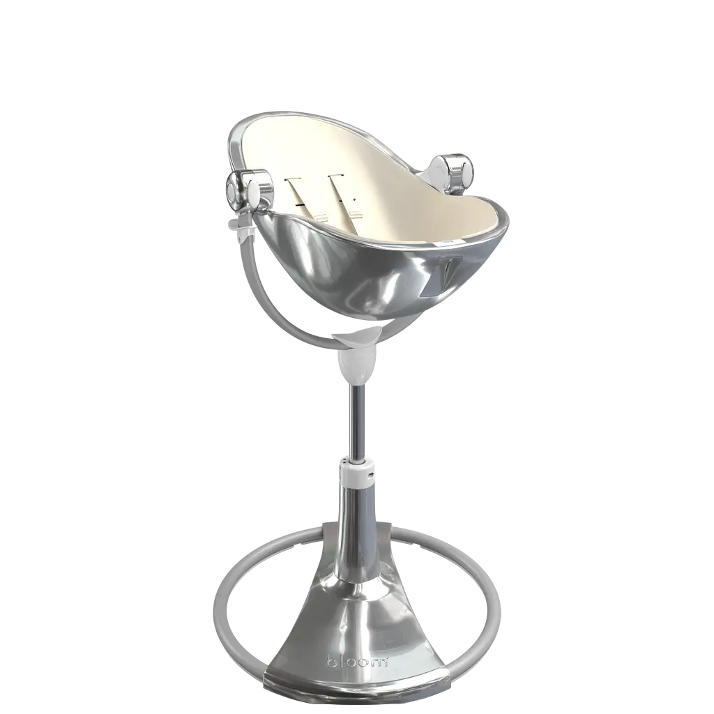 Стульчик для кормления Bloom Fresco Silver/Coconut white (E10535-S\E10516-CWL) - фото 6