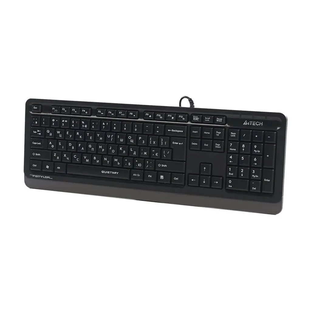 Клавіатура A4Tech FK10Q USB UA Grey (4711421003452) - фото 3