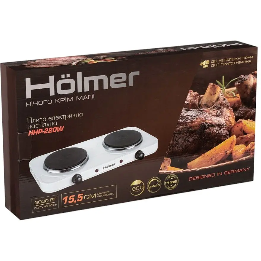 Плита електрична Holmer настільна (HHP-220W) - фото 7