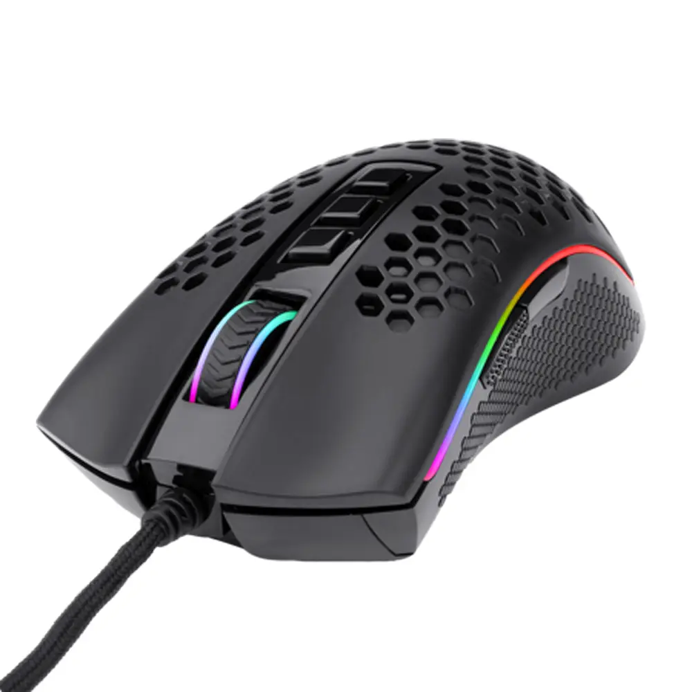 Мишка Redragon Storm Elite RGB, ігрова, 16000dpi., 10кн., чорна - фото 5